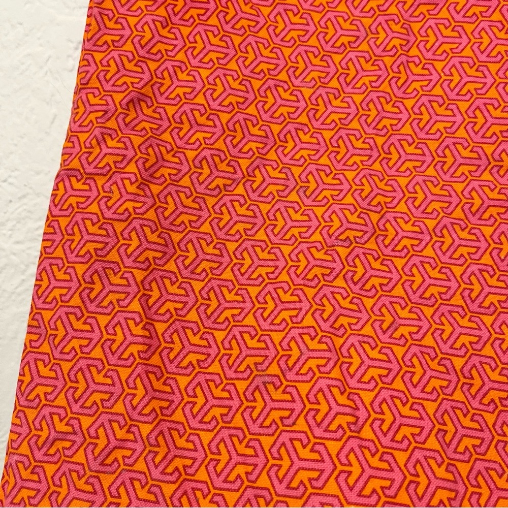 Tory Burch Dust Bag Orange Pink Logo 14.5x14.5in Bag Shoes - Picture 4 of 6